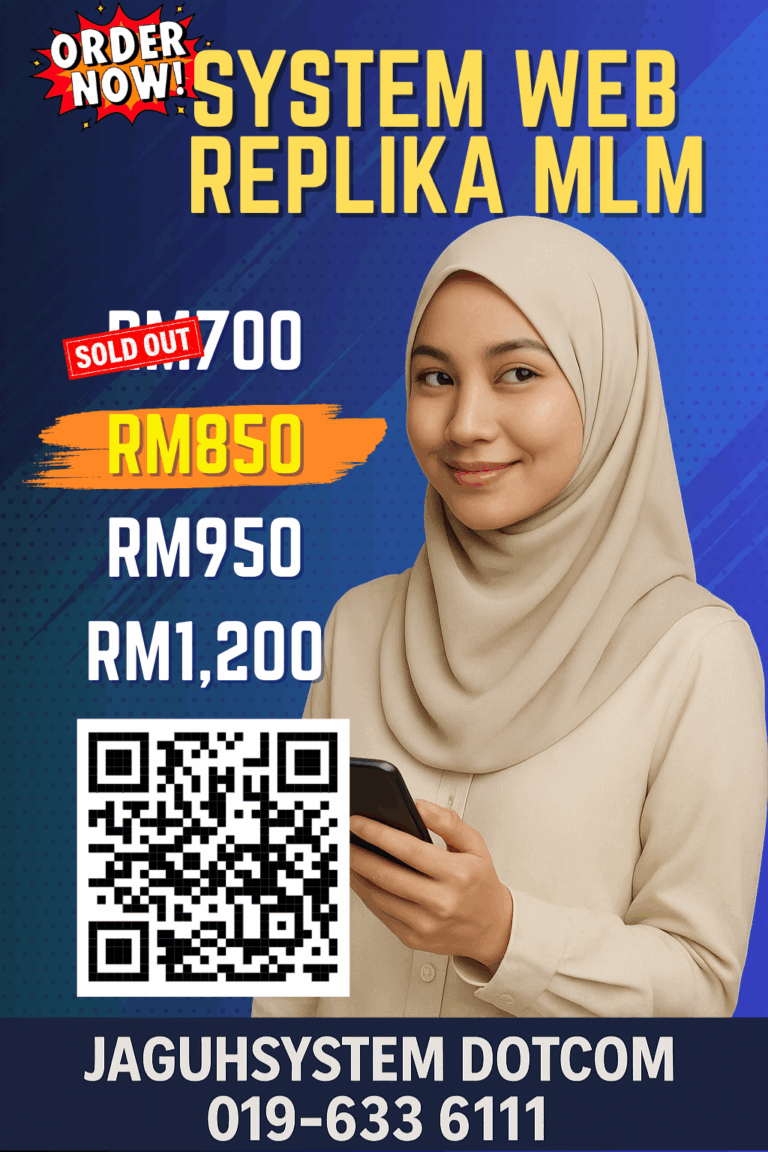 Pakej Web Replika untuk Leader MLM